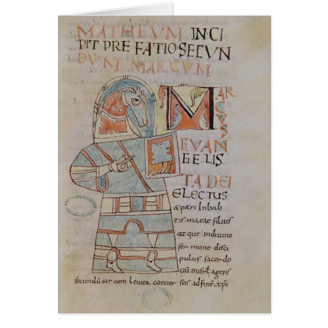 Ms 8 f.42 St Mark el evangelista (Frente)
