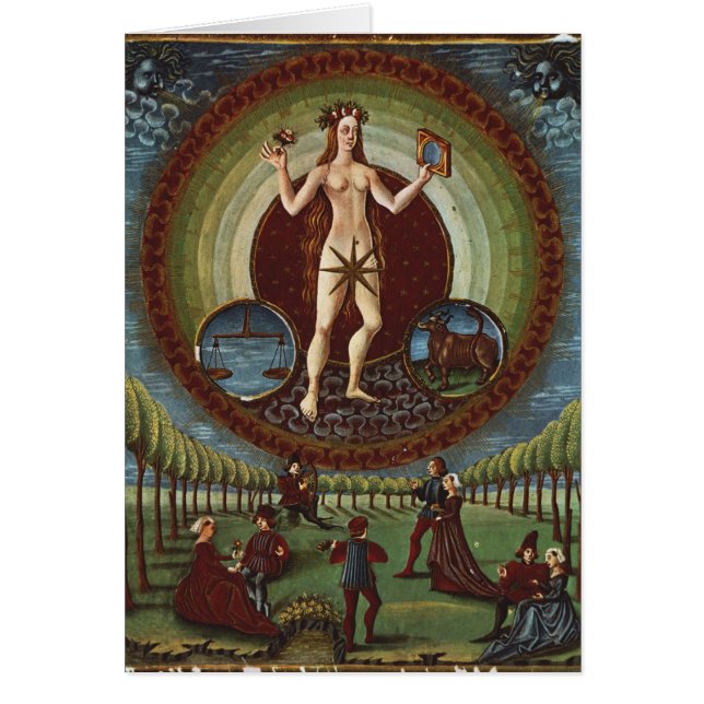 Ms Lat. 209 f.9v Venus, de "De Sphaera", c.1470 (Frente)