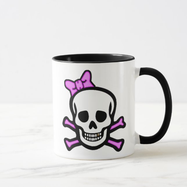 Ms Skull y taza de los huesos (Derecha)