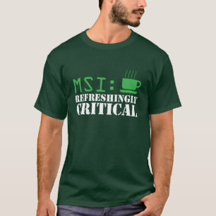 MSI: Camiseta de forma refrescante crítica del