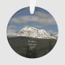 Mt. Adams, Ornamento Fotográfico Escénico De Washi