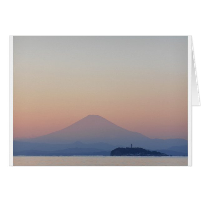 Mt Fuji Sunset (Anverso (Horizontal))