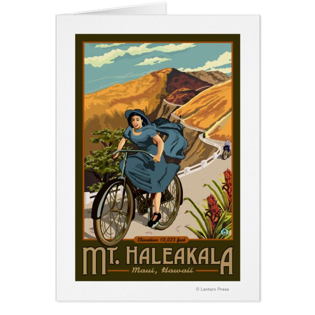 Mt. Haleakala Viaja en bicicleta por Hawaii (Frente)