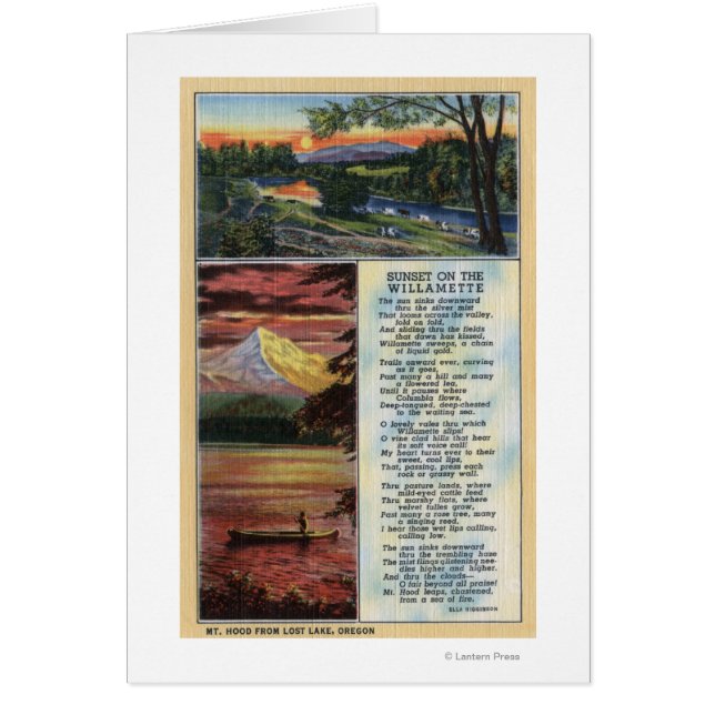 Mt. Hood de Lost Lake View (Frente)