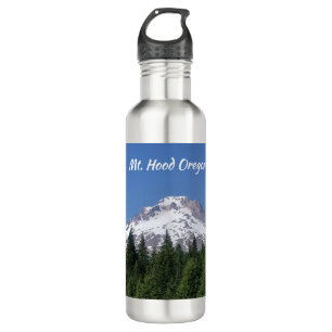 Mt. Hood Oregon Botella de agua de acero inoxidabl