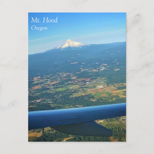 Mt. Hood, tarjeta postal de Oregon (Anverso)