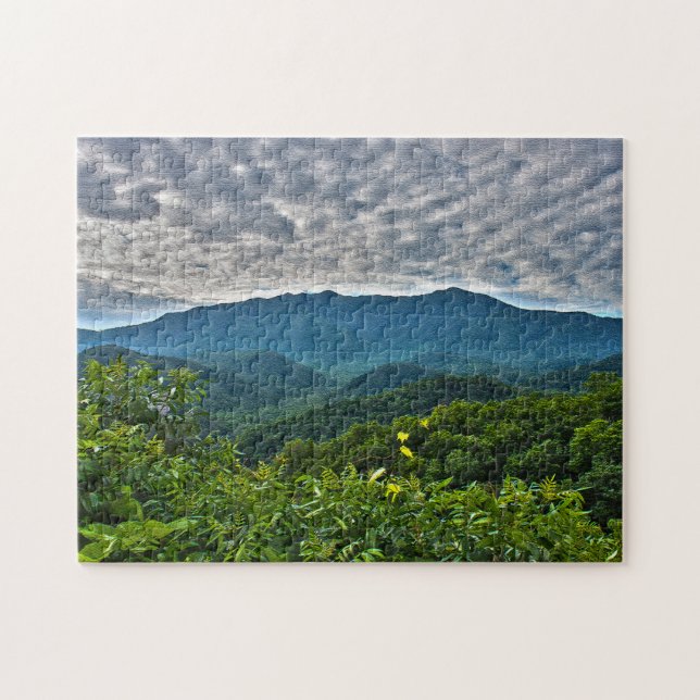 Mt. LeConte, rompecabezas fotográfico de las Grand (Horizontal)