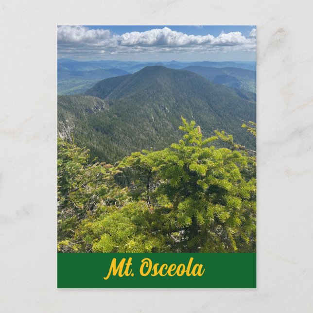 Mt Osceola y la postal de Osceola Oriental (Anverso)