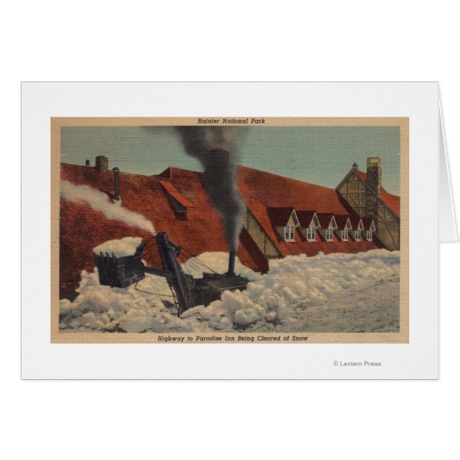 Mt. Rainier, WA - Paradise Inn (Anverso (Horizontal))