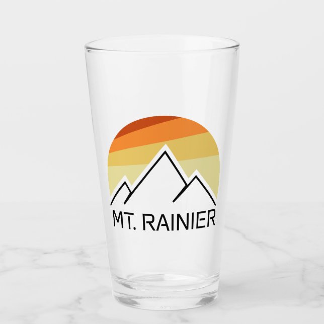 Mt. Rainier Washington Retro (Anverso)
