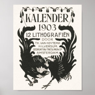 Mtheo van hoytema - calendario - arte de garzas - 