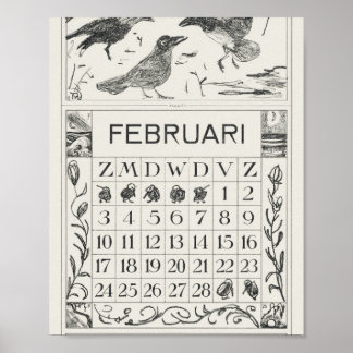 Mtheo van hoytema - calendario - arte de garzas - 