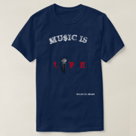 MU$IC ES camiseta de la VIDA