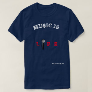 MU$IC ES camiseta de la VIDA
