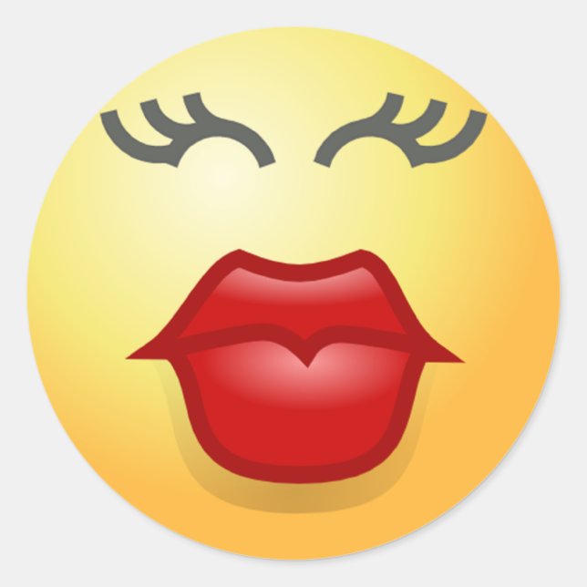 Muah kiss pegatinas (Anverso)