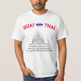 Muay thai tema, camiseta con valor para luchar con