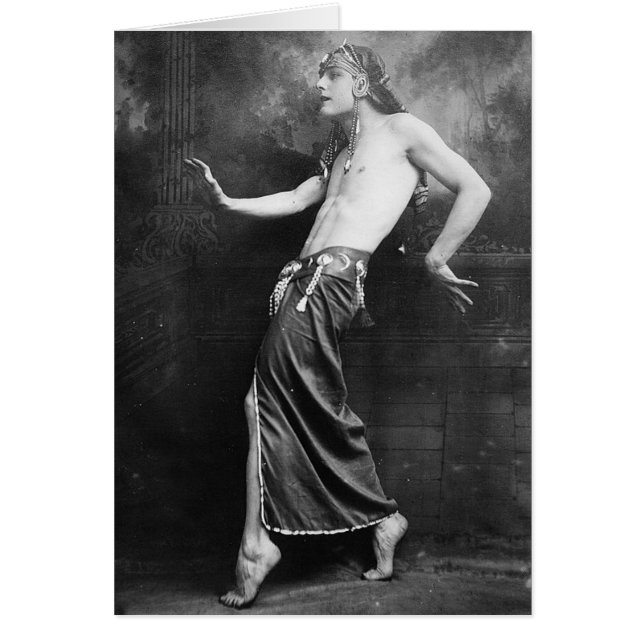 Muchacho auxiliar egipcio del vintage (Frente)