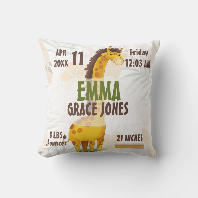 Muchacho/chica de la almohada del cuarto de niños (Anverso)