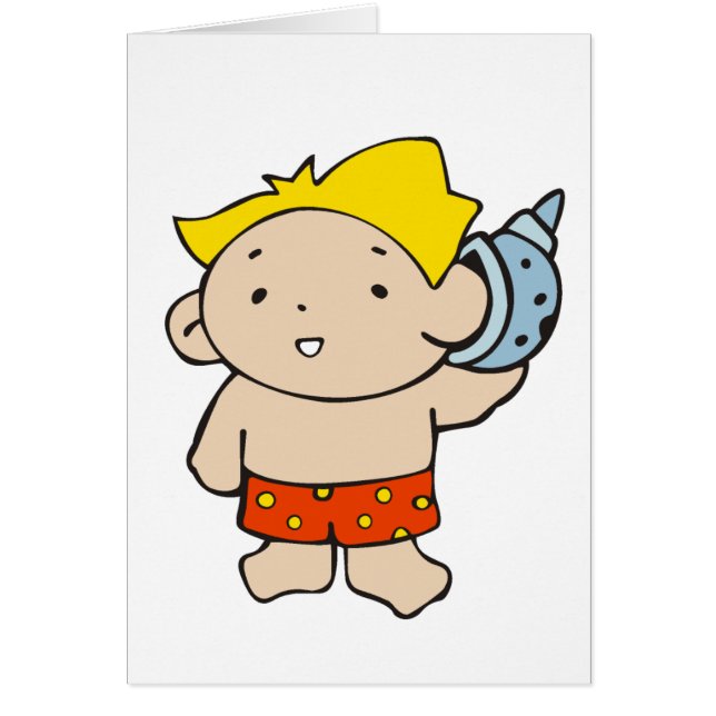 Muchacho con el Seashell (Frente)