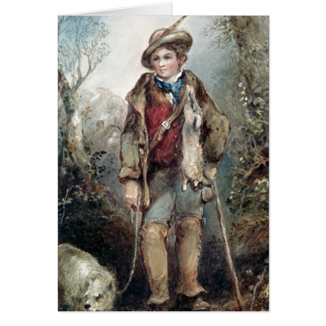 Muchacho con los conejos (Frente)