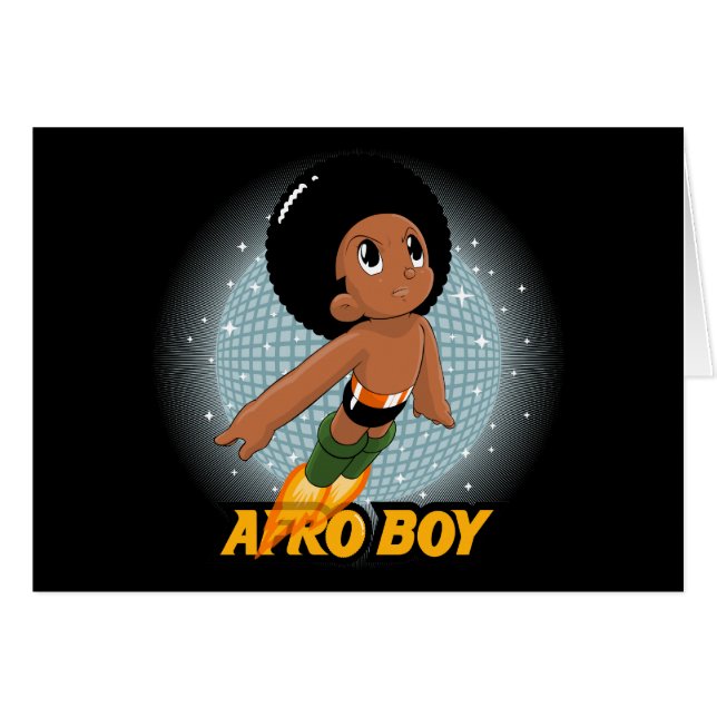 Muchacho del Afro (Anverso (Horizontal))