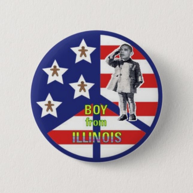 Muchacho del botón de Illinois (Anverso)