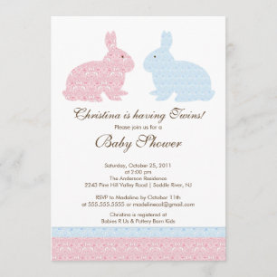 Muchacho del chica de la invitación de Baby Shower