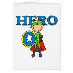 Muchacho del héroe con el escudo