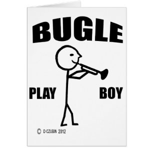 Muchacho del juego del bugle