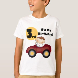 Muchacho en las 3ro camisetas y regalos del