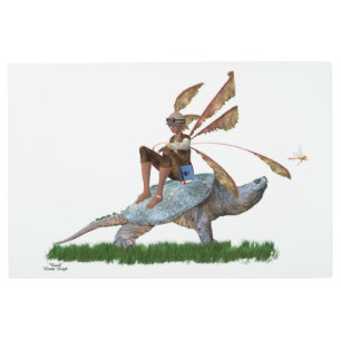 Muchacho Hada Montando En Tortuga Arte Parcial Met