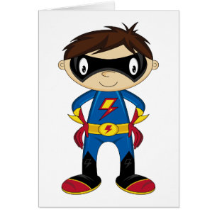 Muchacho lindo del super héroe