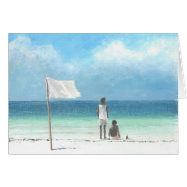 Muchachos en la playa Kenia (Anverso (Horizontal))