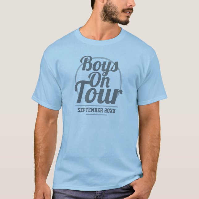 Muchachos en Tour Lads en camiseta navideña (Anverso)