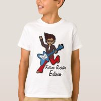 Muchachos nombrados rockstar futuros camiseta