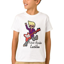 Muchachos nombrados rockstar futuros camiseta del