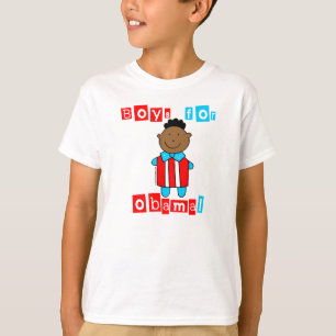 Muchachos para la camiseta de Obama