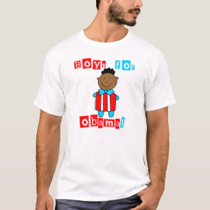 Muchachos para la camiseta de Obama