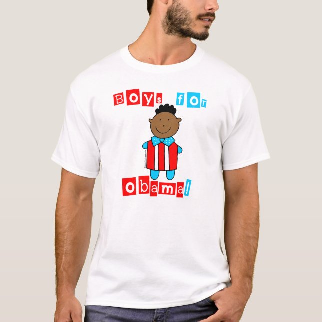 Muchachos para la camiseta de Obama (Anverso)