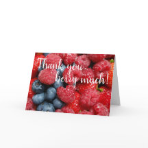 ¡Muchas gracias berry! Gracias tarjeta de felicita