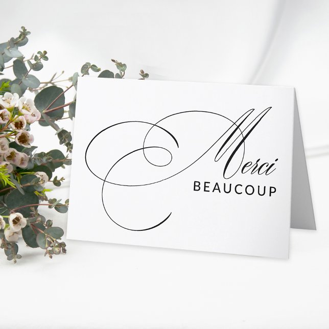 Muchas Gracias Caligrafía Elegante Agradecimiento (A simply elegant way to say thanks.)
