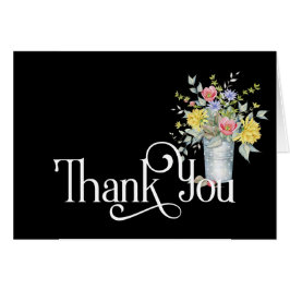 Muchas gracias por el diseño con un Bouquet en un 