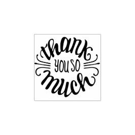 Muchas gracias por el sello de goma