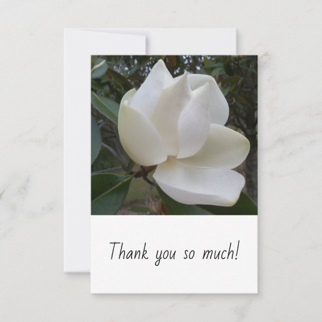 Muchas gracias tarjeta (Anverso)