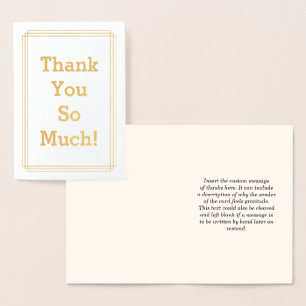 "¡Muchas Gracias!" Tarjeta de felicitación