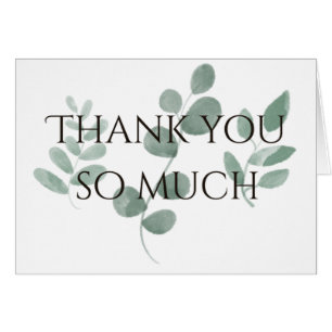 Muchas gracias - vegetación