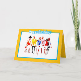 Muchas Personas. Incluyéndome la tarjeta de cumple