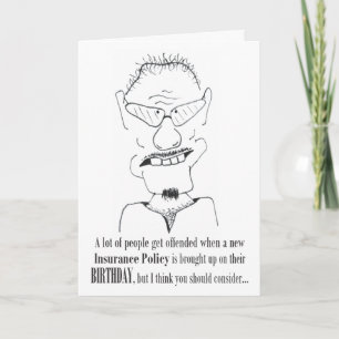 Muchas personas se ofenden - Tarjeta de cumpleaños