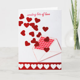 Muchas tarjetas de El día de San Valentín de amor