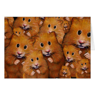 Muchedumbre de hámsteres lindos: Arte original